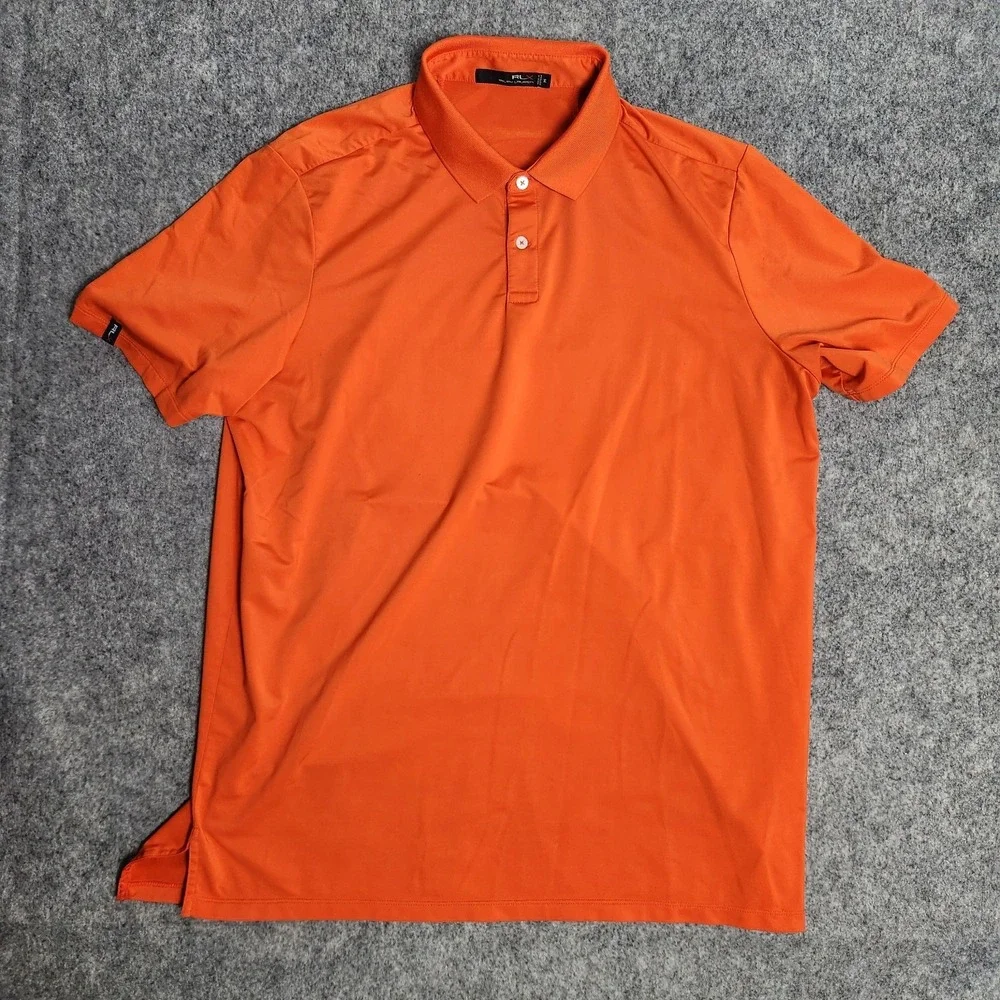 Lot of 3 Polo Ralph Lauren Golf Shirts Men XL Short Sleeve Pullover‎ Performance